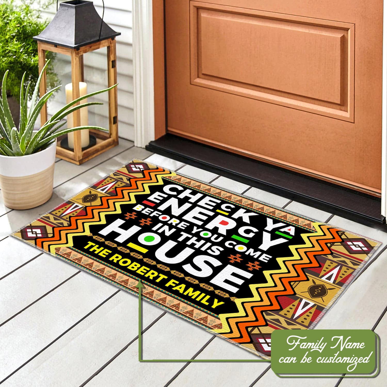 8VT. Check Ya Energy African doormat mk1