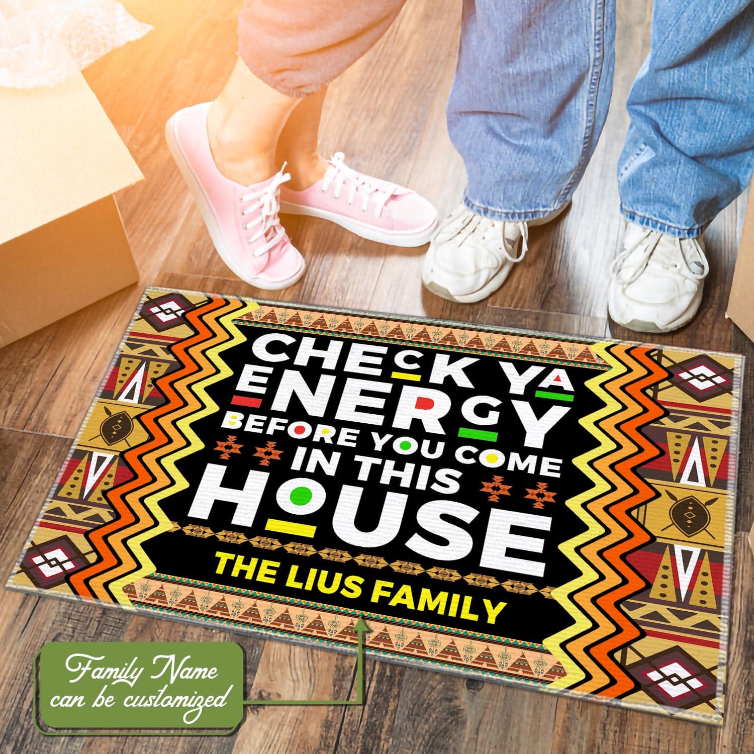 8VT. Check Ya Energy African doormat mk2