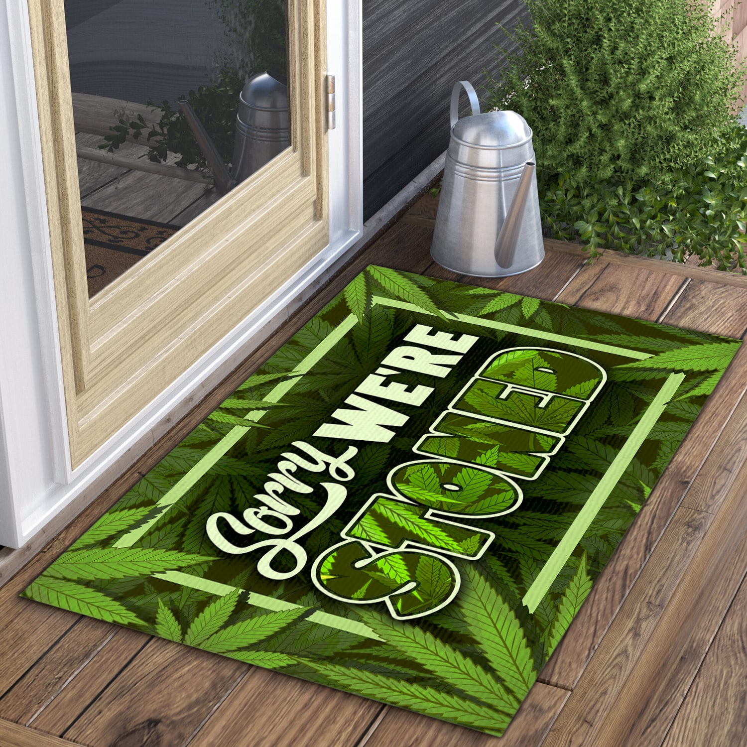 2HP. We're Stoned () Doormat mockup 3