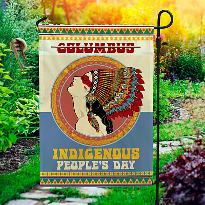 Indigenous People's Day Decorative Garden Flag - House Flag - Indigenous Flag
