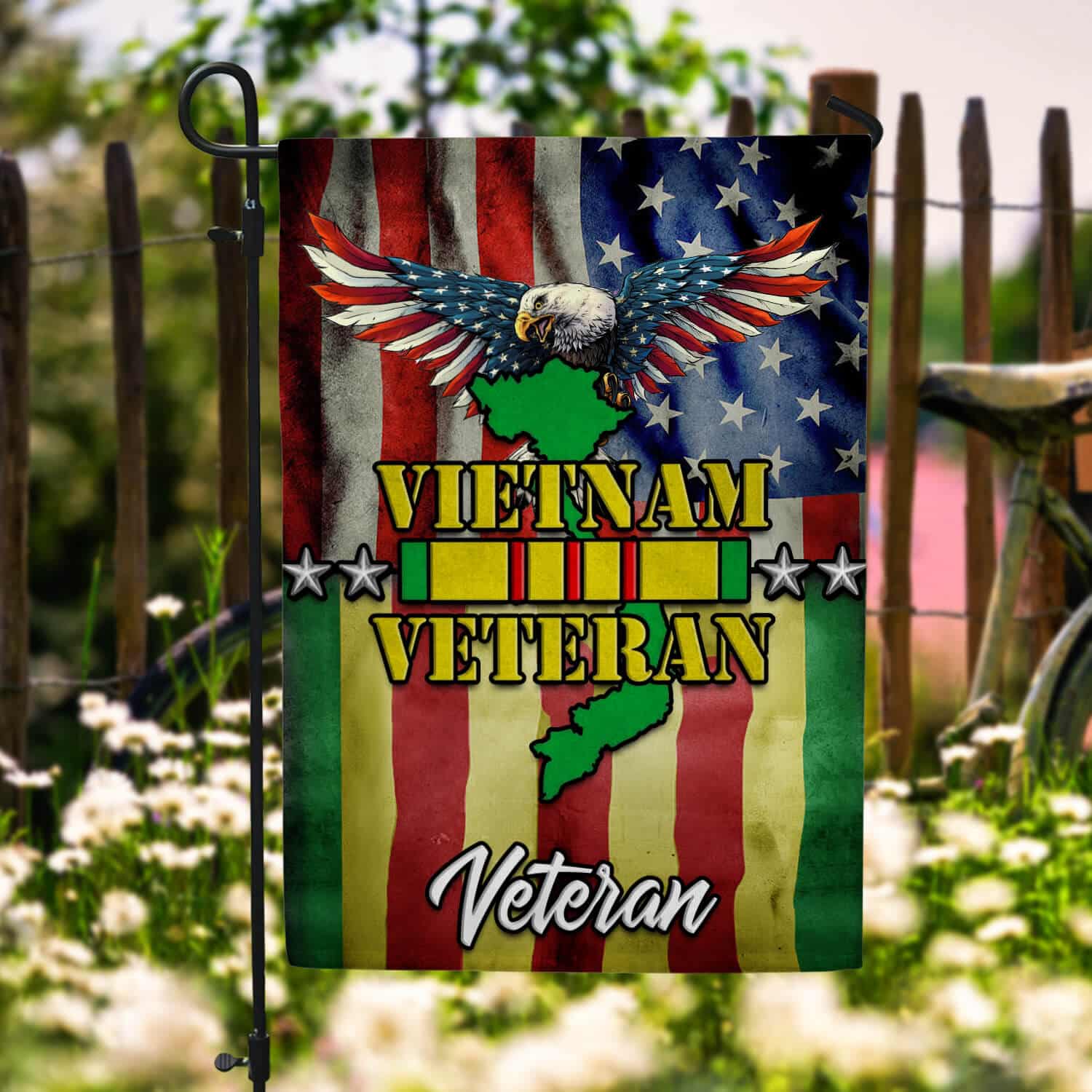 30x40 side1 Garden Flag Mockup 6