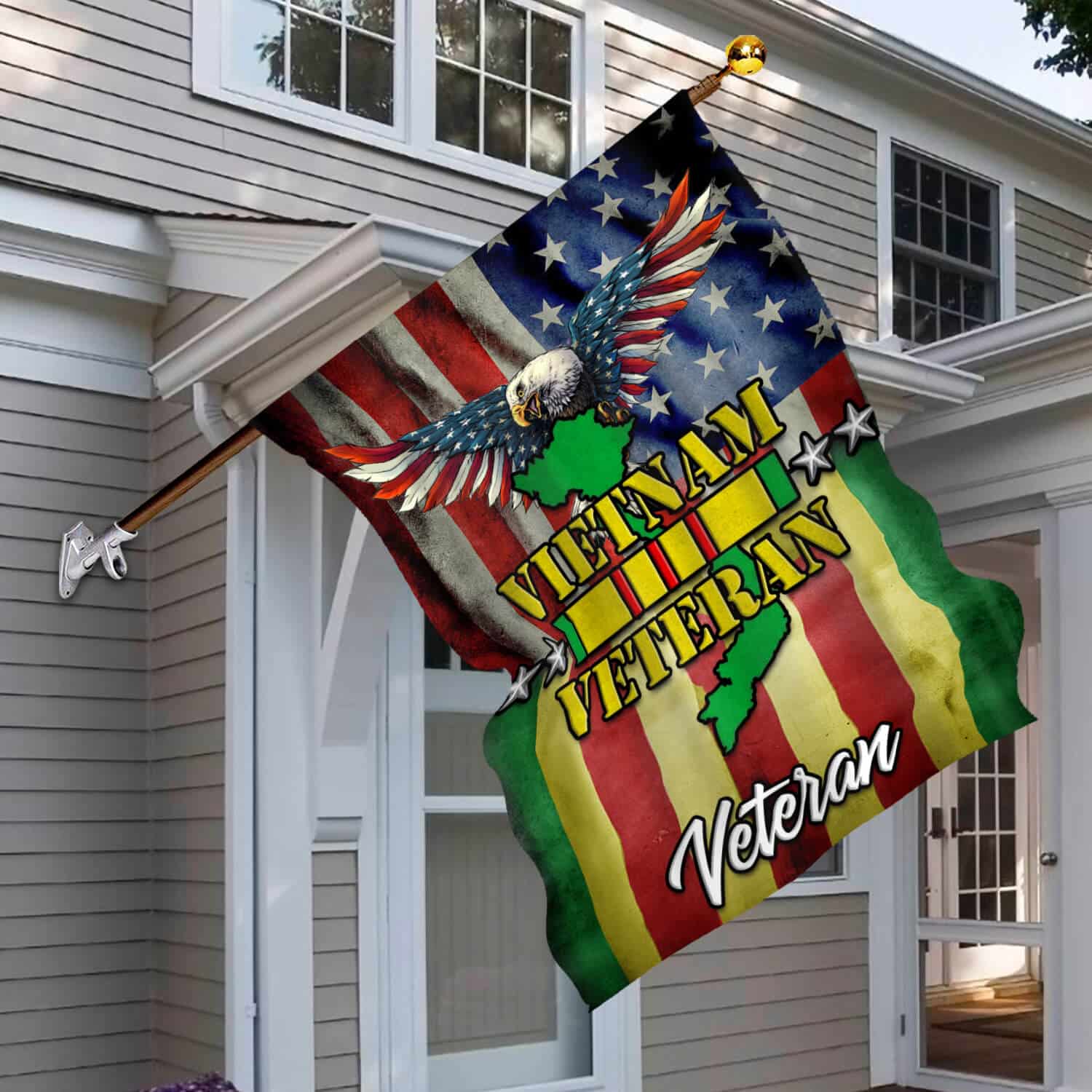 30x40 side1 House Flag Mockup 6