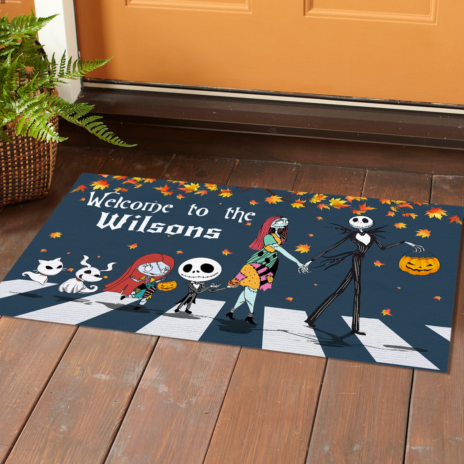 1LV. Welcome To The Doormat (Sample Design) Doormat Mockup 1
