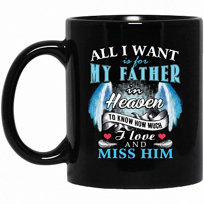 11 oz. Black Mug