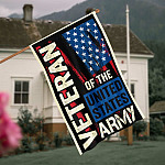Veteran of The United States Army - Veteran Day Outdoor Indoor Decorative Garden Flag - House Flag - Wall Flag