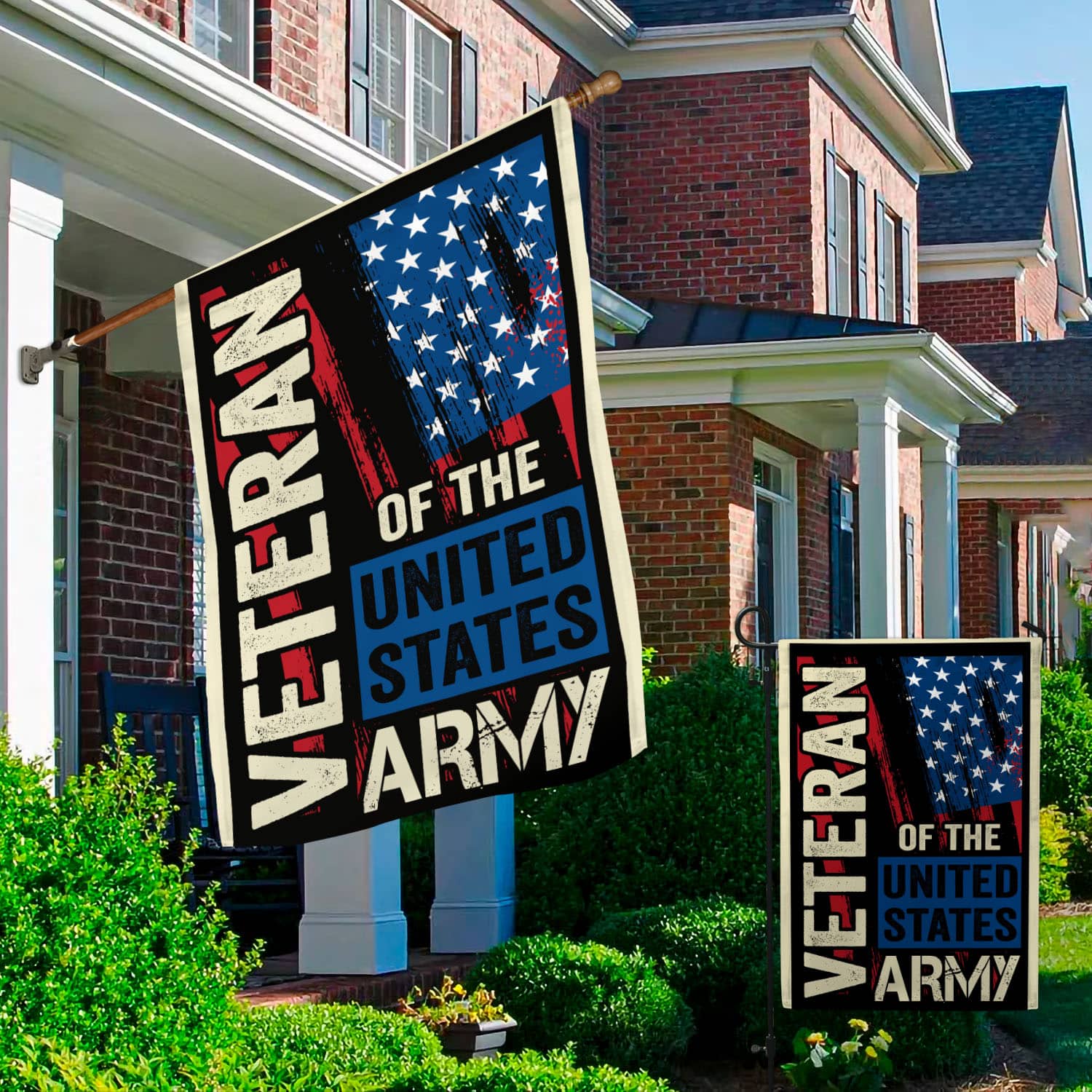 6O. Veteran Army-30x40-Side 1 Garden & House Mockup 2