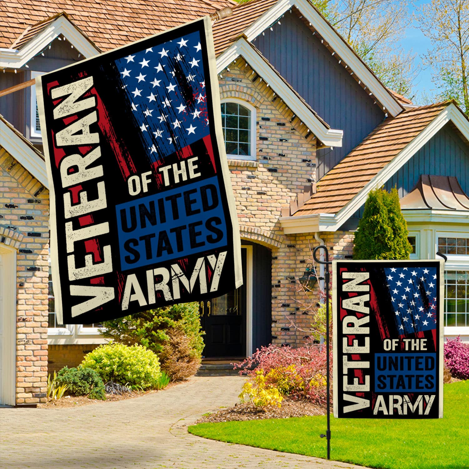 6O. Veteran Army-30x40-Side 1 Garden & House Mockup 3