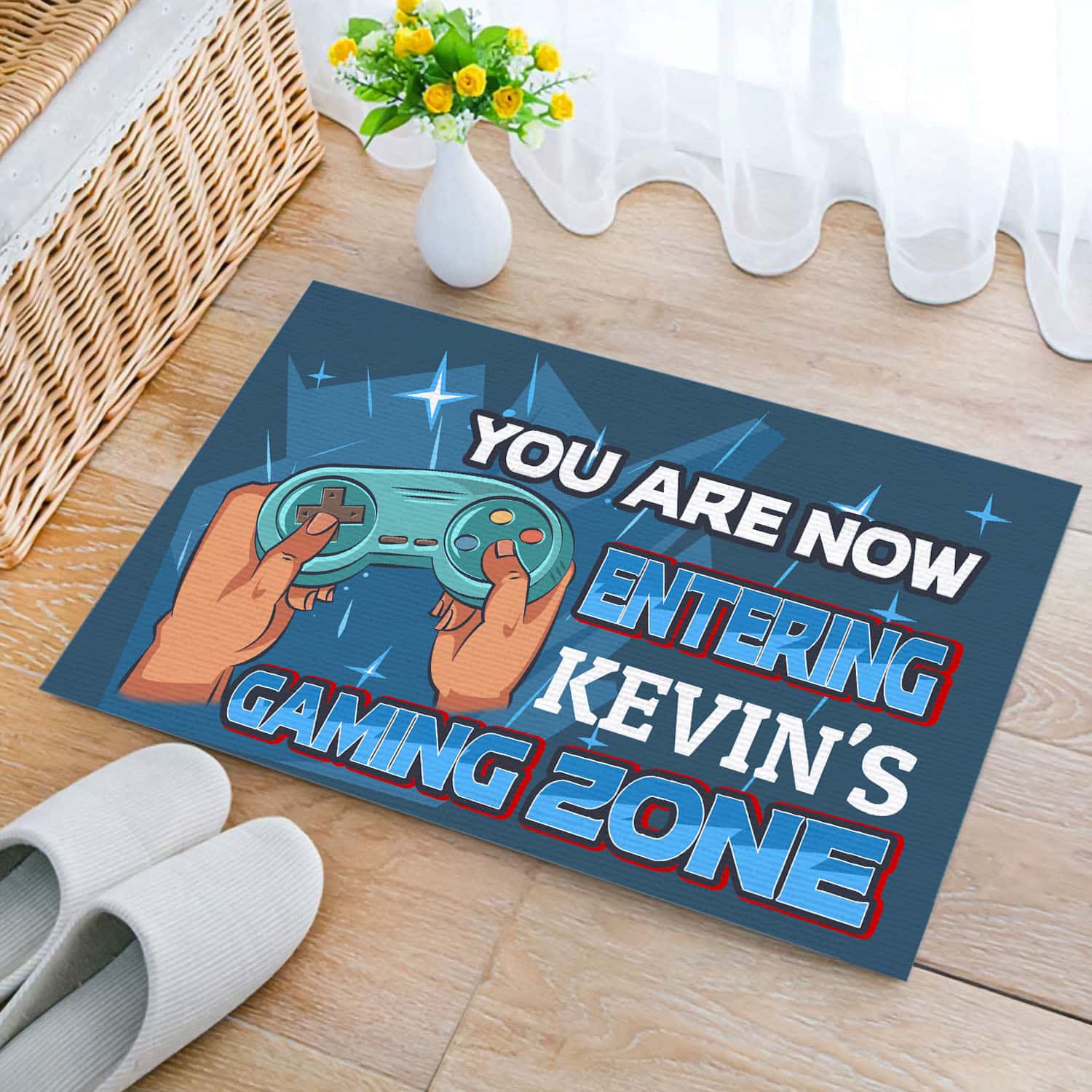 16 HG. Gaming Zone-sample design Doormat mockup 2