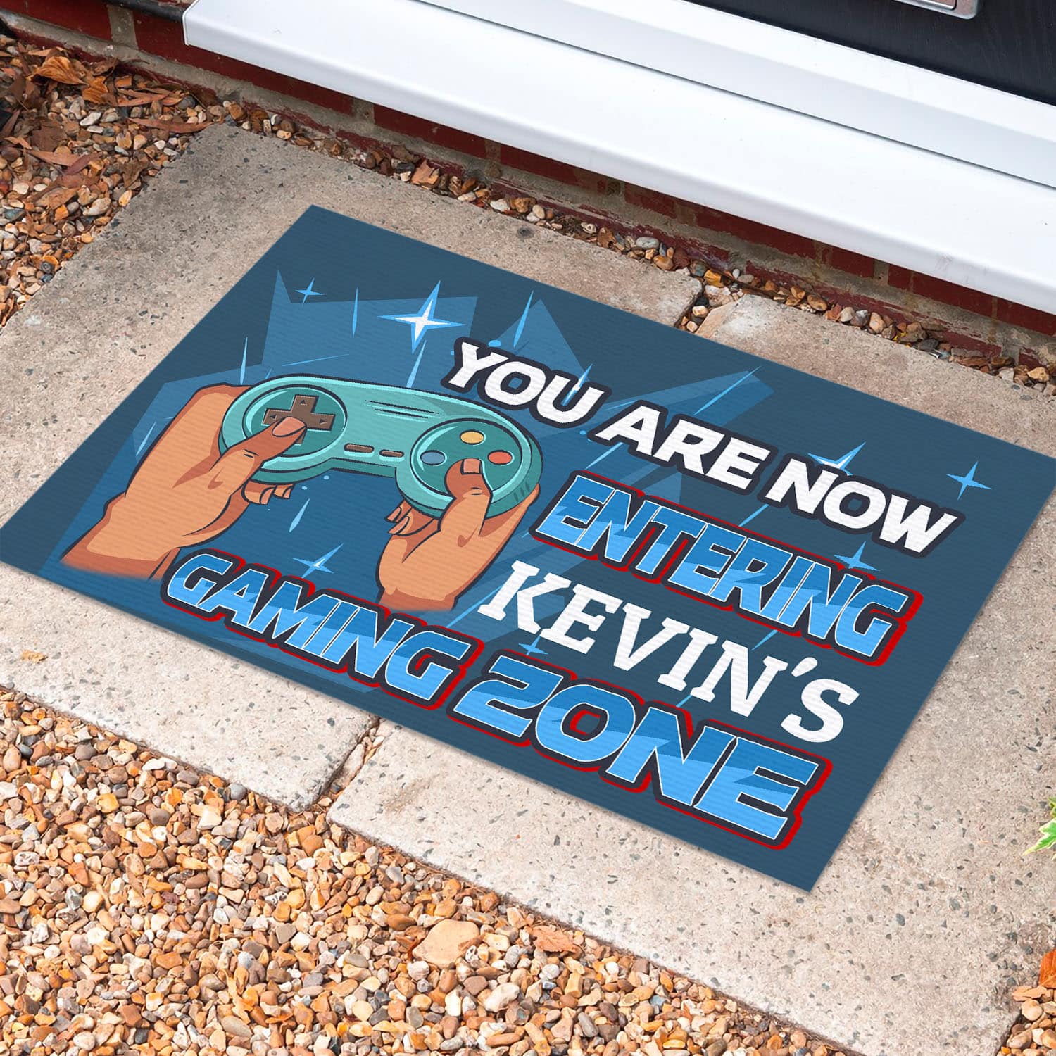 16 HG. Gaming Zone-sample design Doormat Mockup 10