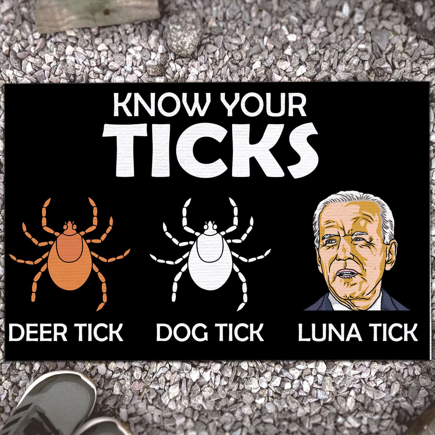 30 HG UU TIEN. Know Your Ticks (3) Doormat mockup 13