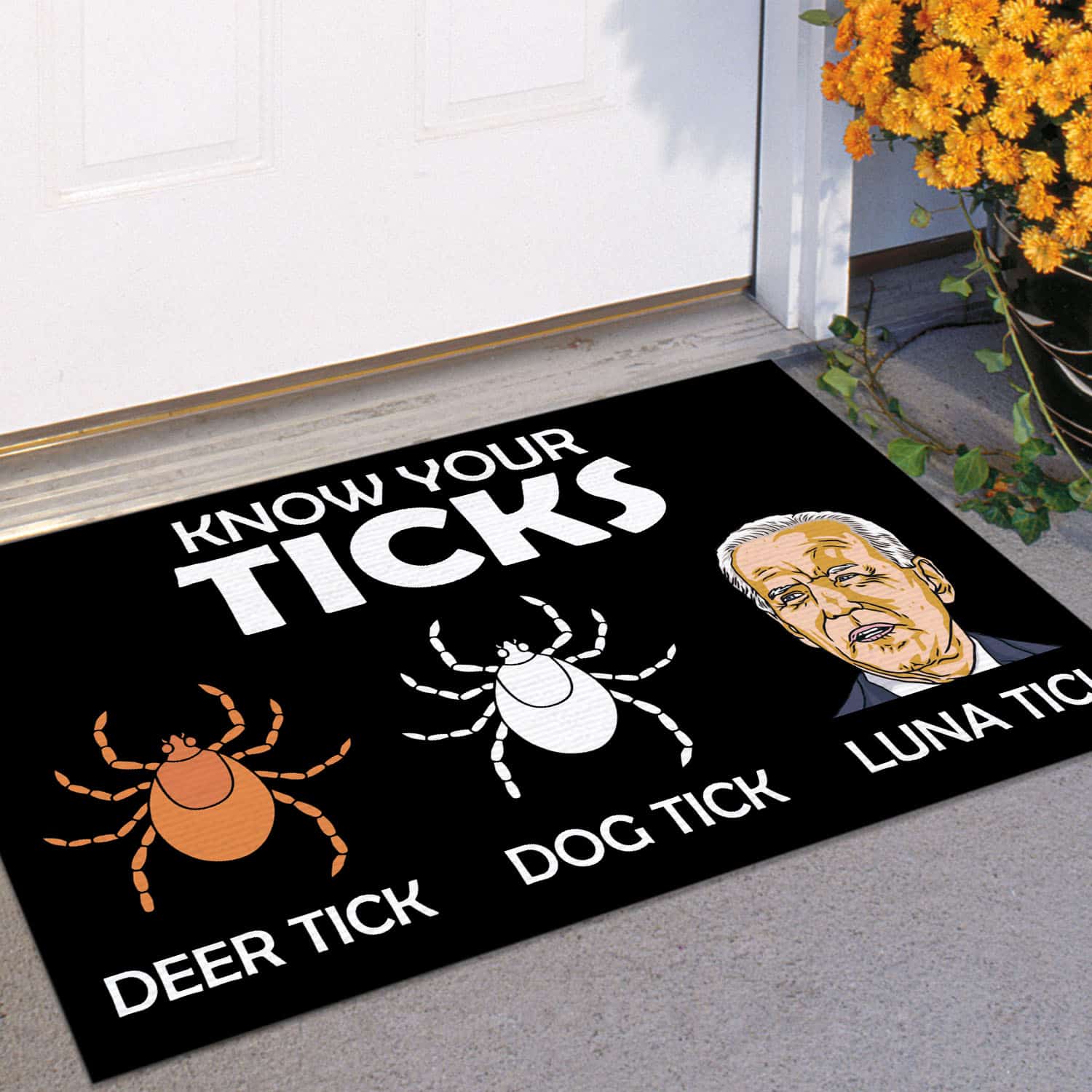 30 HG UU TIEN. Know Your Ticks (3) Doormat mockup 11