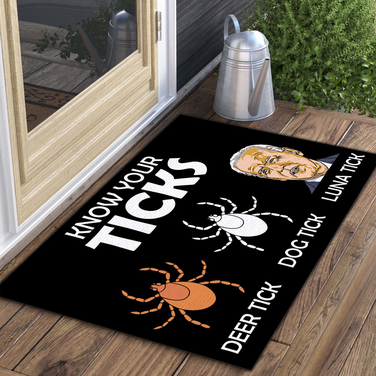 30 HG UU TIEN. Know Your Ticks (3) Doormat Mockup 3