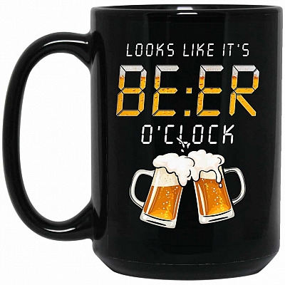 15 oz. Black Mug
