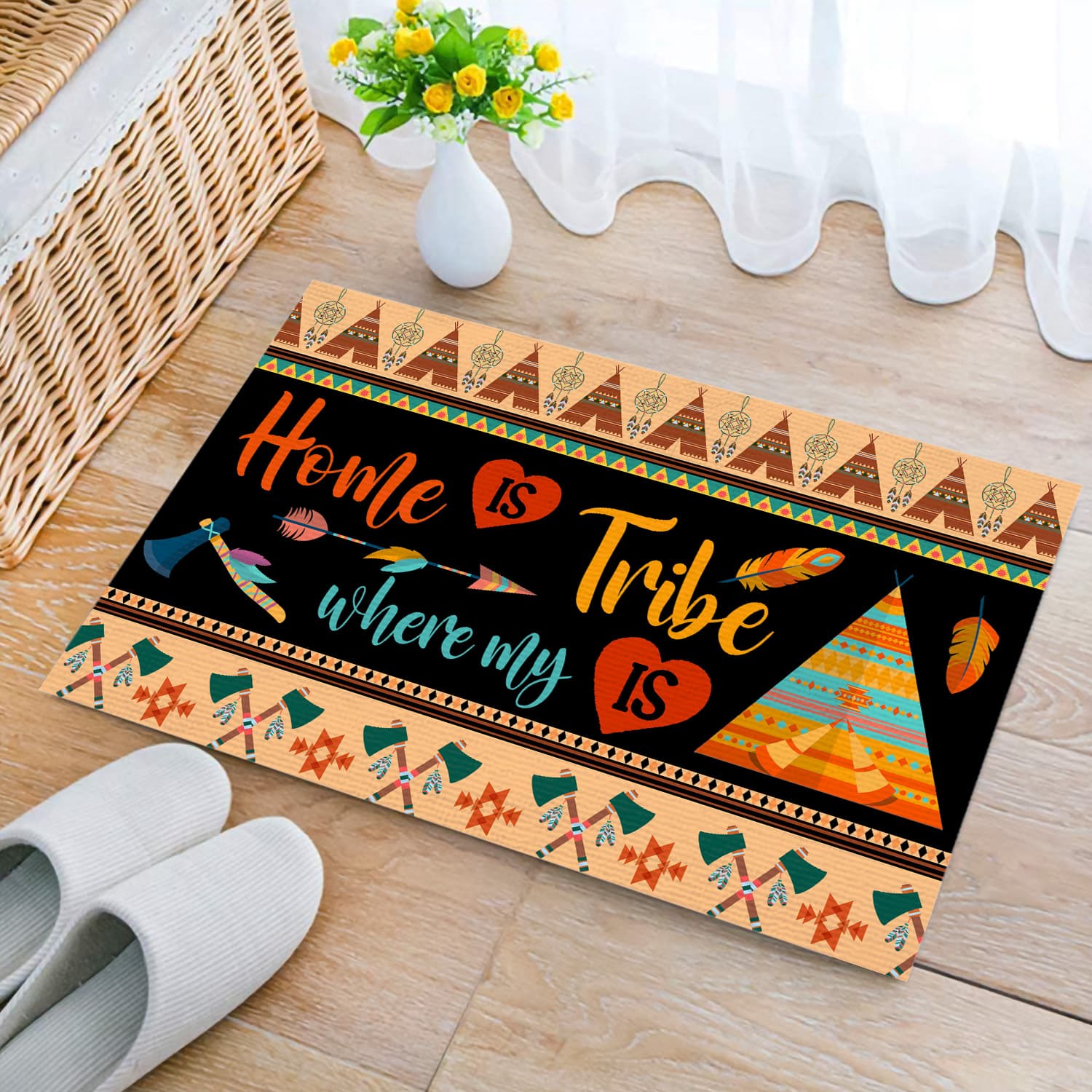 8MH. Home Tribe Doormat Doormat mockup 2