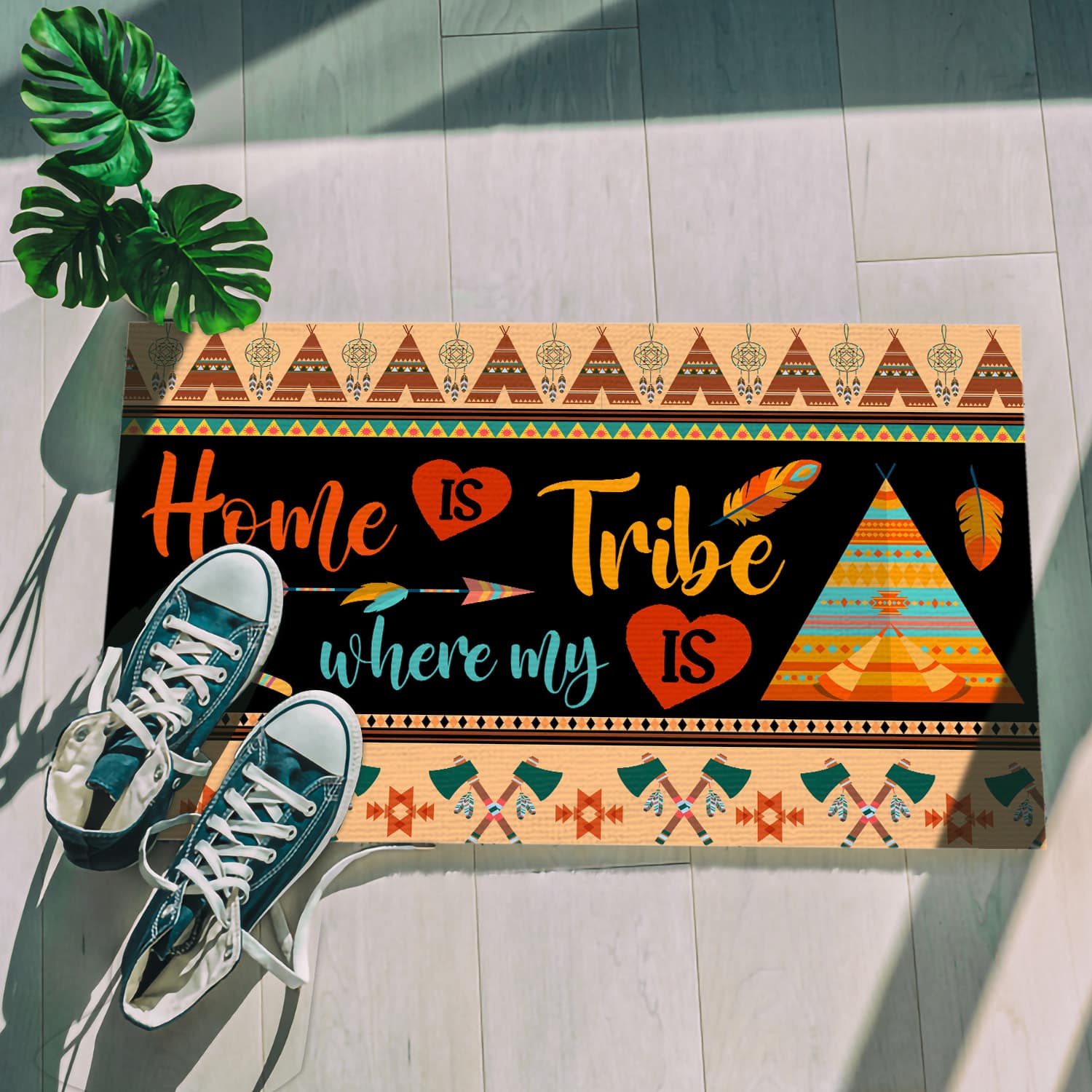 8MH. Home Tribe Doormat Doormat mockup 5