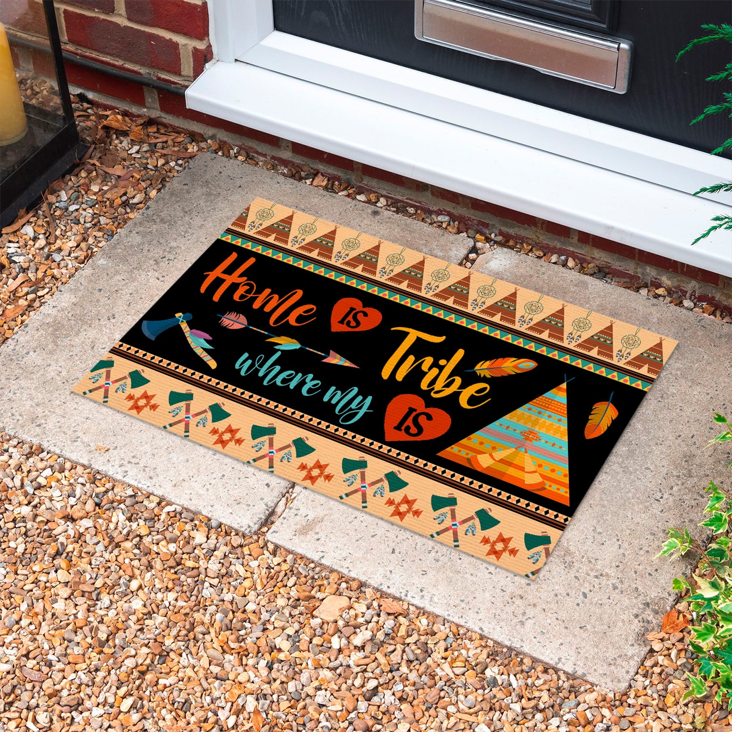 8MH. Home Tribe Doormat Doormat mockup 10