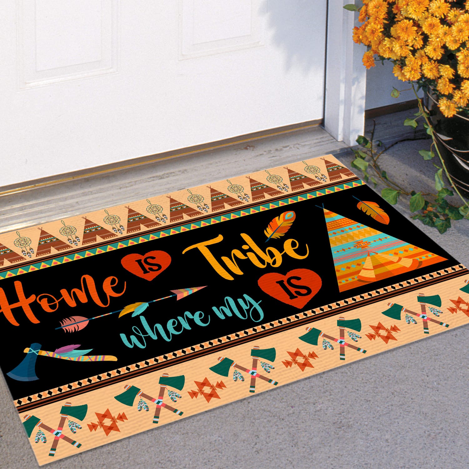 8MH. Home Tribe Doormat Doormat mockup 11