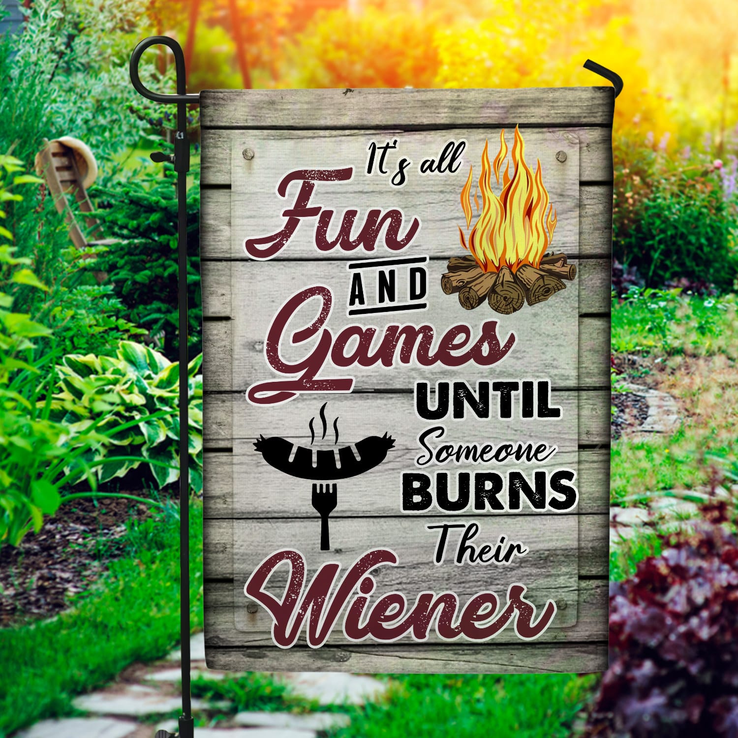 6MH. Fun & Games 30x40 Garden Flag Mockup 1