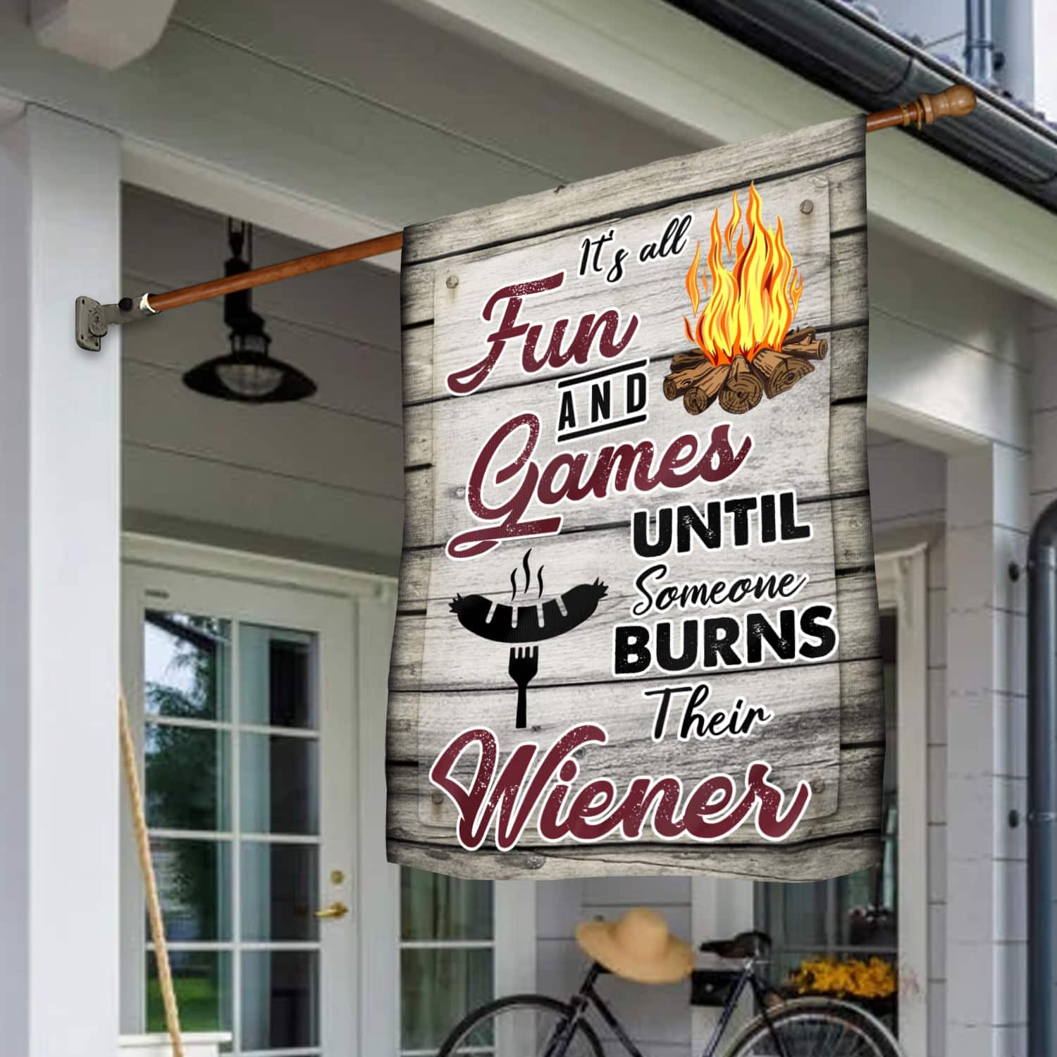 6MH. Fun & Games 30x40 House Flag Mockup 1