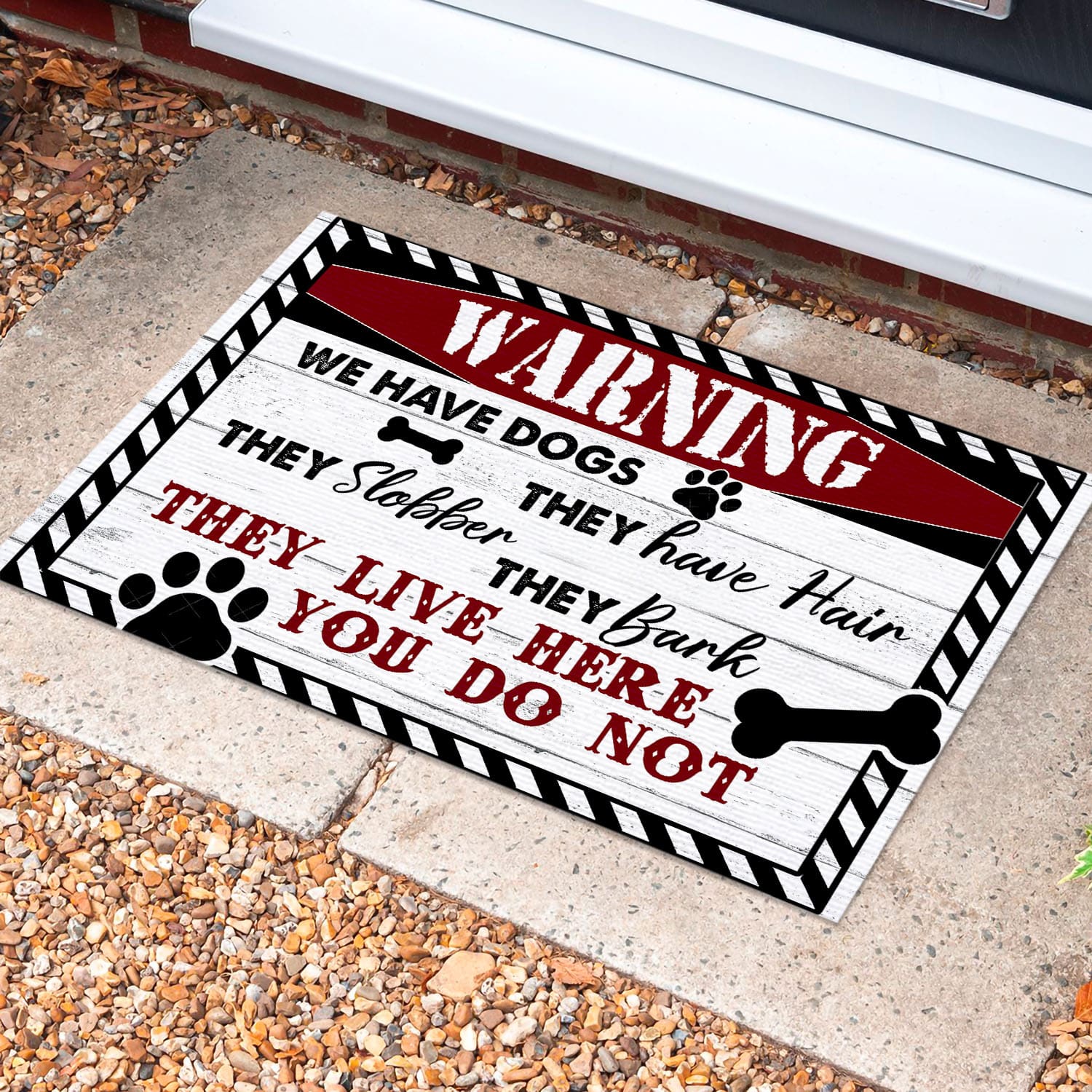 4O. We Have Dogs (5) Doormat Mockup 10