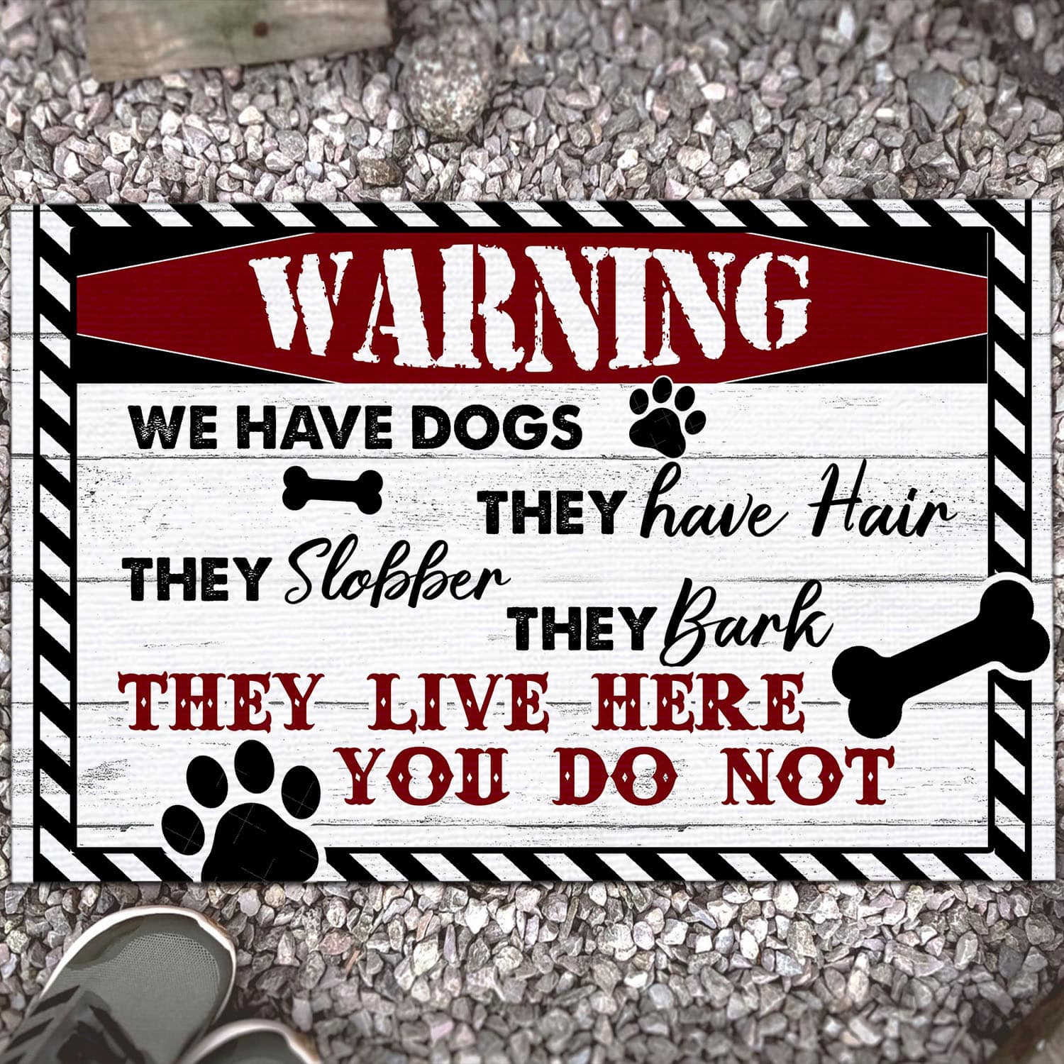 4O. We Have Dogs (5) Doormat Mockup 13