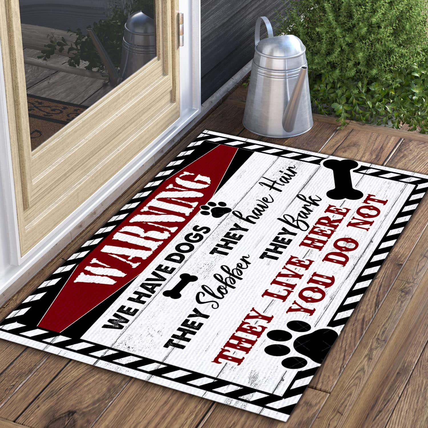 4O. We Have Dogs (5) Doormat Mockup 3
