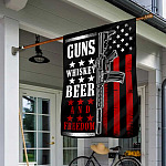 30x40-side1 House Flag Mockup 1