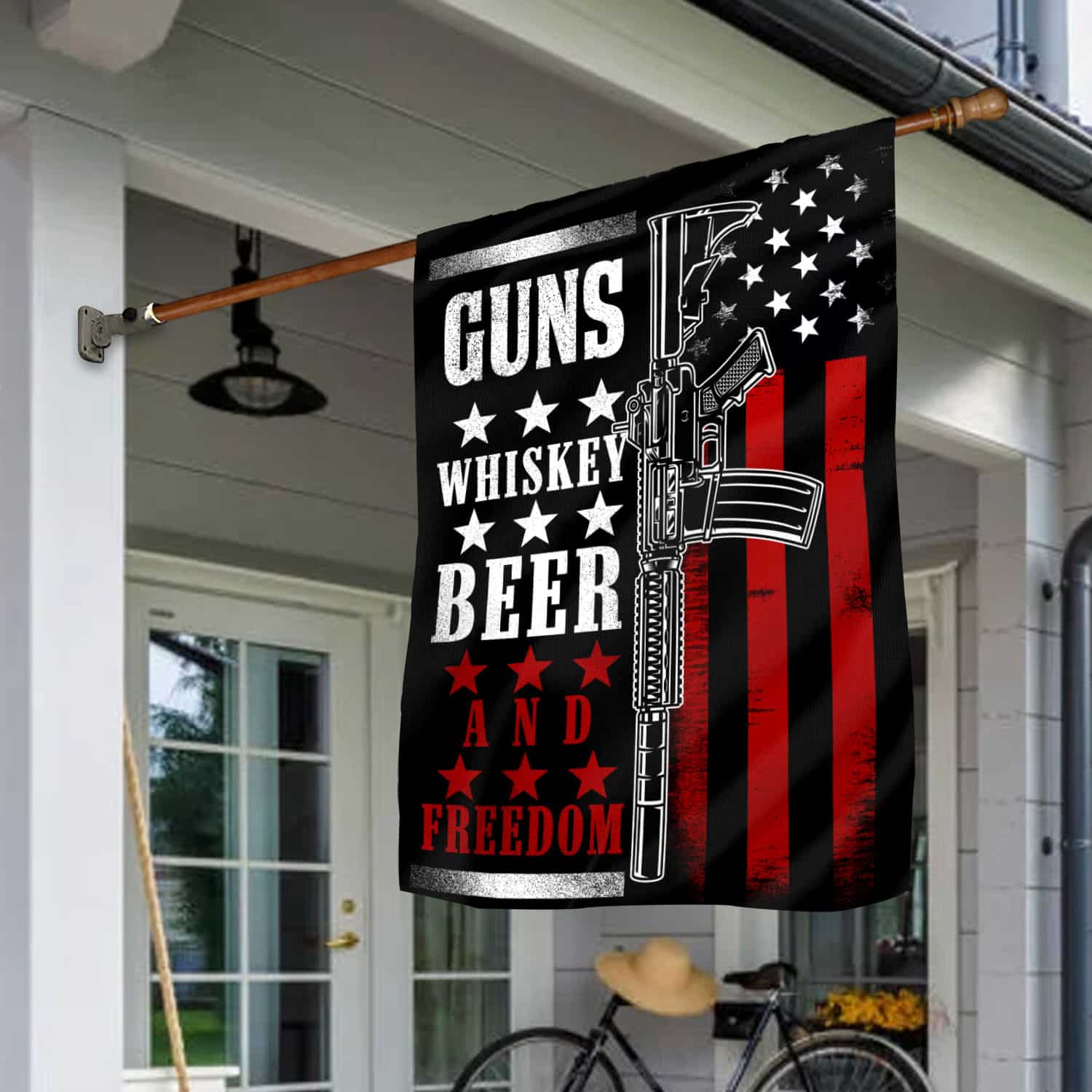 30x40-side1 House Flag Mockup 1