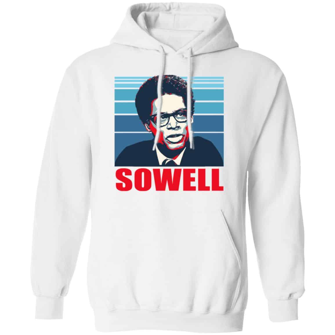 Thomas Sowell Hoodie, White, Hoodie