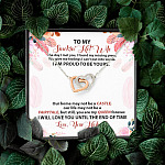 To My Smokin' Hot Wife The Day I Met You I Found My Missing Piece From Husband Interlocking Hearts Pendant Necklace To My Smokin' Hot Wife The Day I Met You I Found My Missing Piece From Husband Interlocking Hearts Pendant Necklace