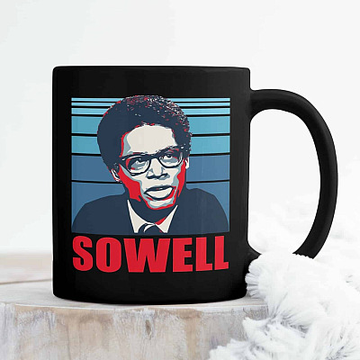 Thomas Sowell Ceramic Coffee Mug - Water Bottle - Beer Stein