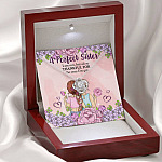 A Perfect Sister I Am Not But So Thankful For The One I've Got Love Knot Necklace - Sisters Gifts From Sister