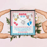 Mama To Be You Are Going To Make A Wonderful Mama Love Knot Necklace - Mother's Day Gift for New Mom