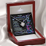 My Dear Granddaughter I Love You Always And Forever Love Knot Necklace - Cute Granddaughter Gifts