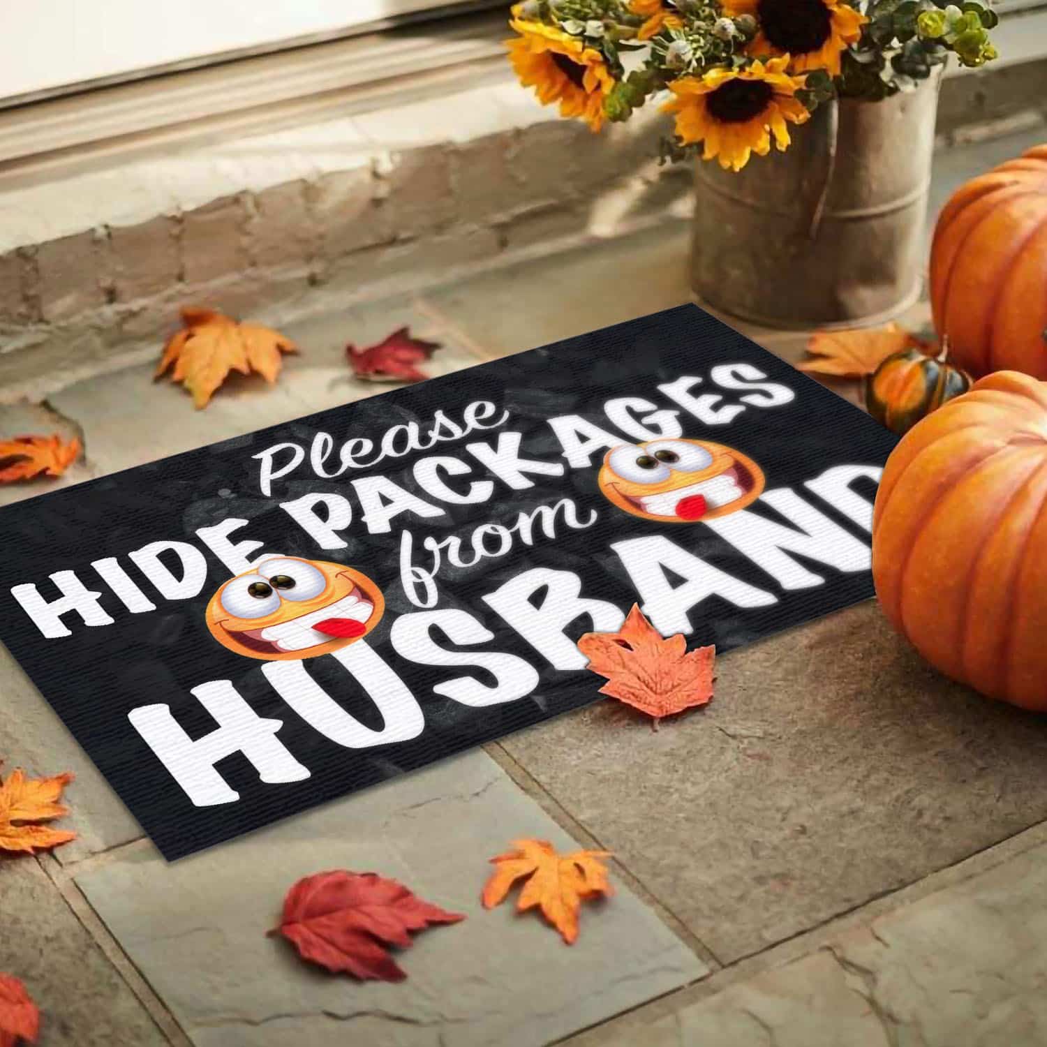 4O. Hide Packages Husband Doormat mockup 9