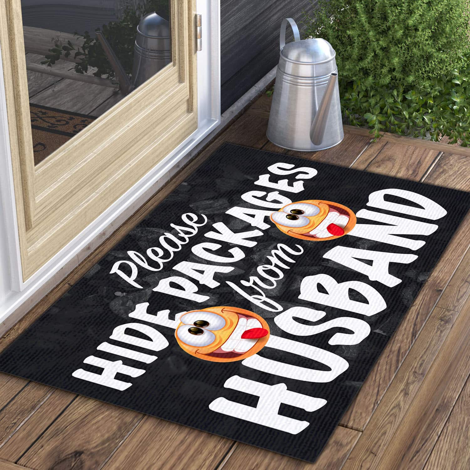 4O. Hide Packages Husband Doormat Mockup 3