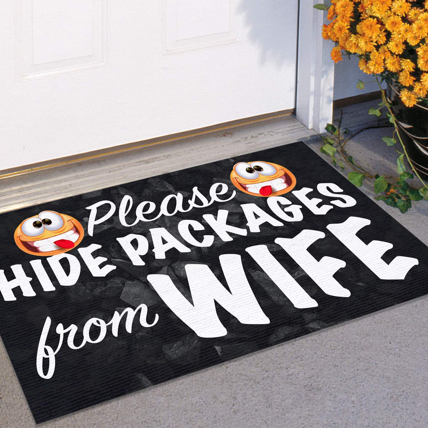 4O. Hide Packages Wife Doormat Mockup 11
