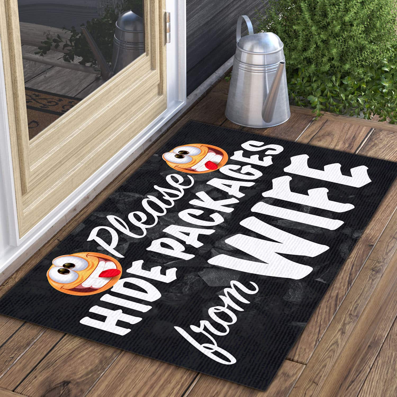 4O. Hide Packages Wife Doormat Mockup 3