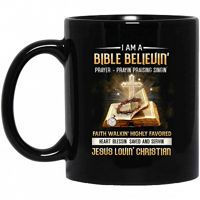 11 oz. Black Mug