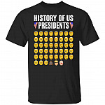 History Of US Presidents Anti Biden T-Shirt, Black, Unisex T-Shirt