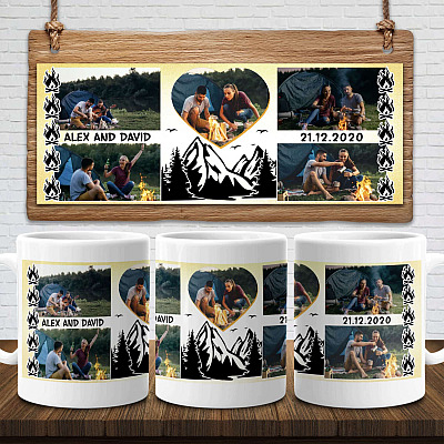 15 oz. White Mug