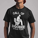 Call Of Doodie Special Plops Joke Saying Quote T-Shirt - V-Neck Shirt