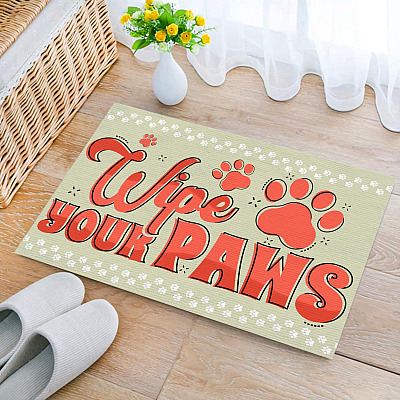 Alternative view of Best Doormat for Dogs Wipe Your Paws Outdoor Indoor Mat - Funny Dog Doormat