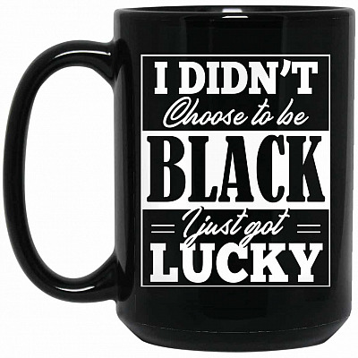 15 oz. Black Mug