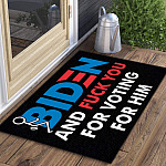 55 HG uu tien. Fuck Biden Doormat Doormat Mockup 3