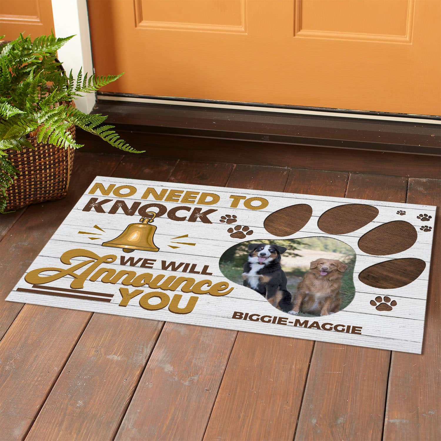 10Th. Will Announce You Doormat mockup 1