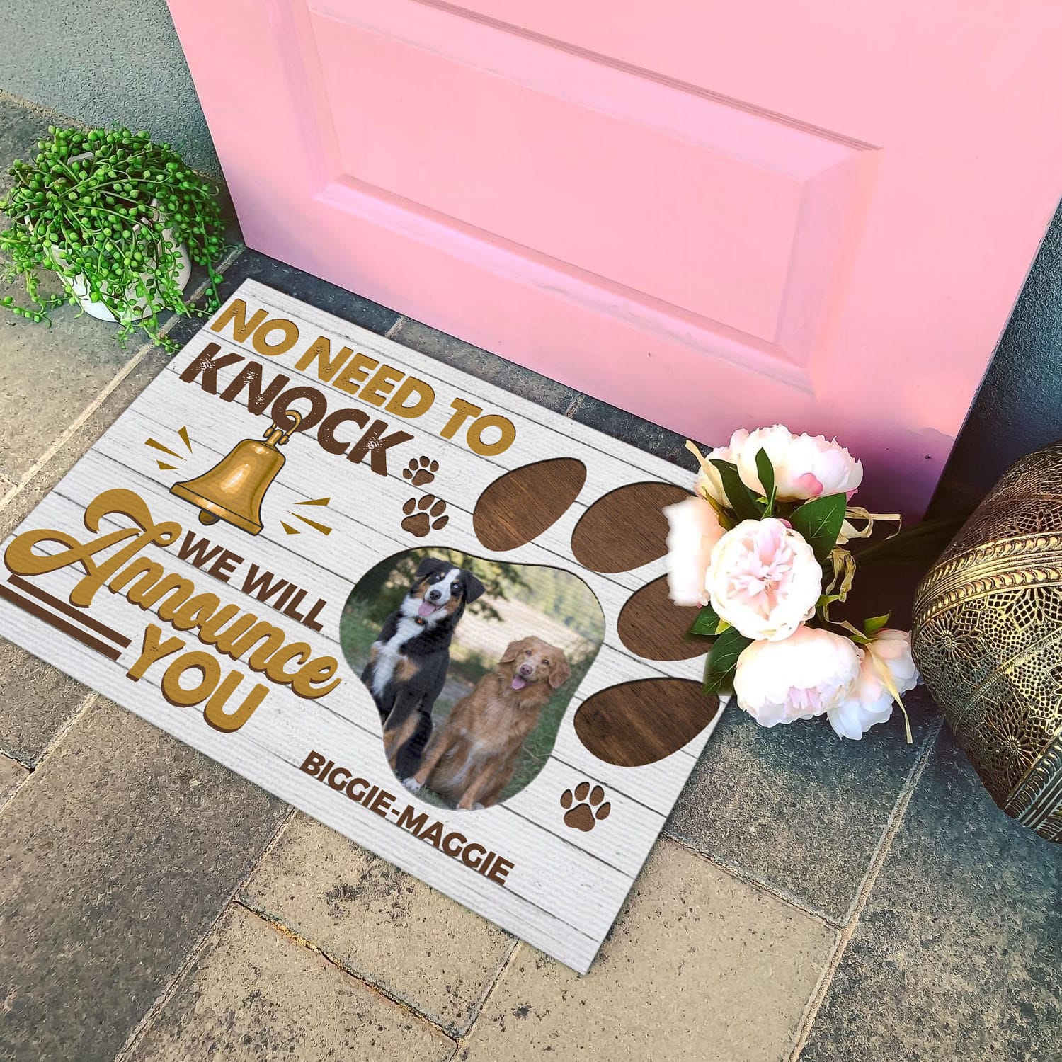 10Th. Will Announce You Doormat mockup 4