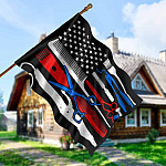 30x40 House Flag Mockup 5