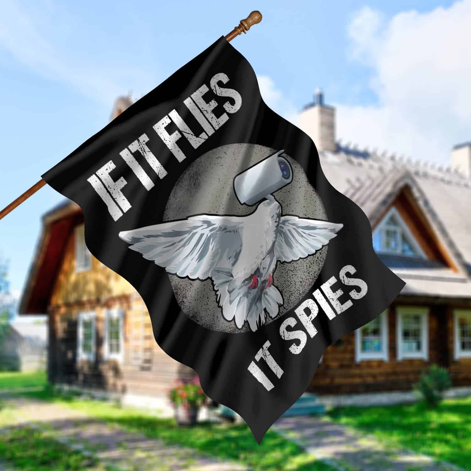 30x40 House Flag Mockup 5