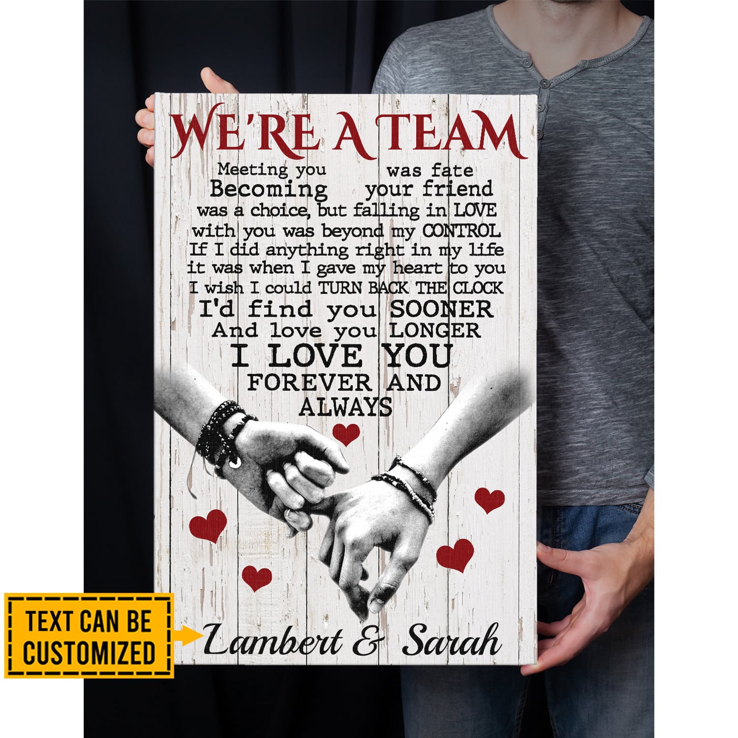 1VT. We're A Team Meeting You Was Fate canvas mk3